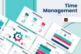 Time Management Illustrator Infographic Template