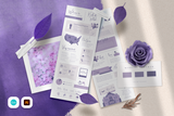 Kelly Infographic Wedding Program Template for CANVA & ILLUSTRATOR