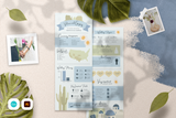Cassandra Infographic Wedding Program Template for CANVA & ILLUSTRATOR