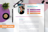 Zoe Resume Template + Cover Letter