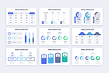 Annual Report Infographic Google Slides Template