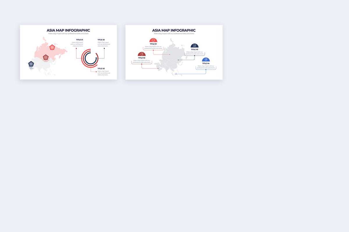 Asia Map Infographic Powerpoint Template