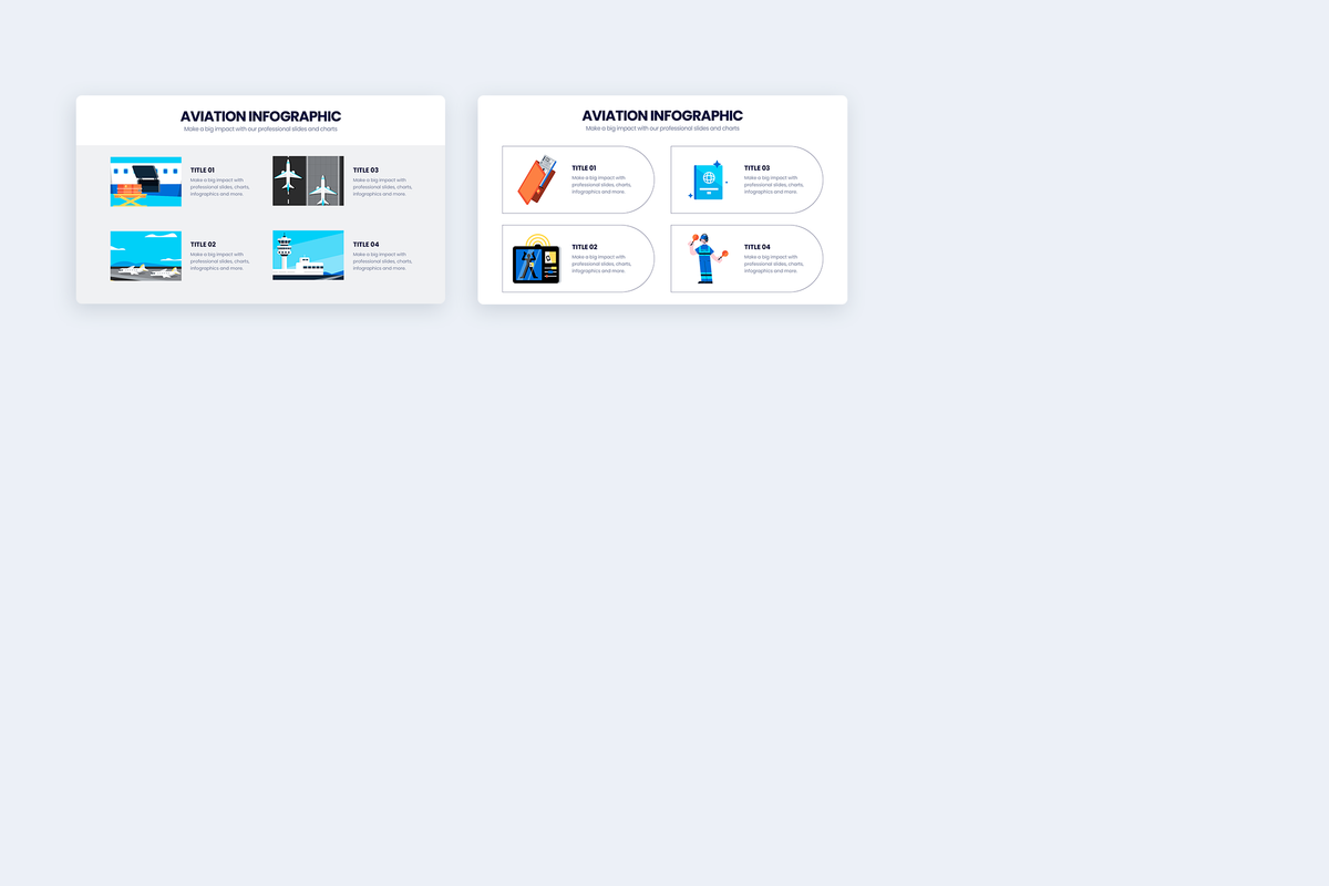 Aviation Illustrator Infographic Template