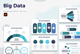 Big Data Illustrator Infographic Template