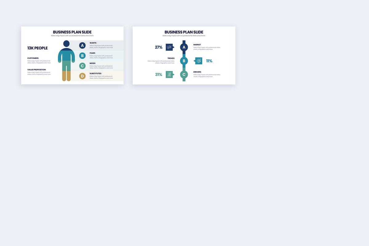 Business Plan Powerpoint Infographic Template
