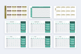 2022 Calendar Keynote Infographic Template