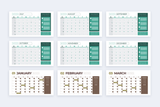 2022 Calendar Keynote Infographic Template