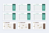 2023 Calendar Illustrator Infographic Template