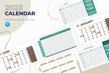 2023 Calendar Keynote Infographic Template