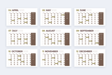 2023 Calendar Illustrator Infographic Template