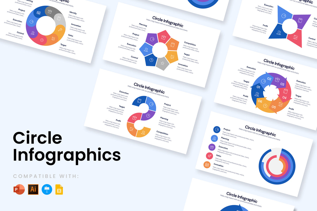 Circle Infographic Templates