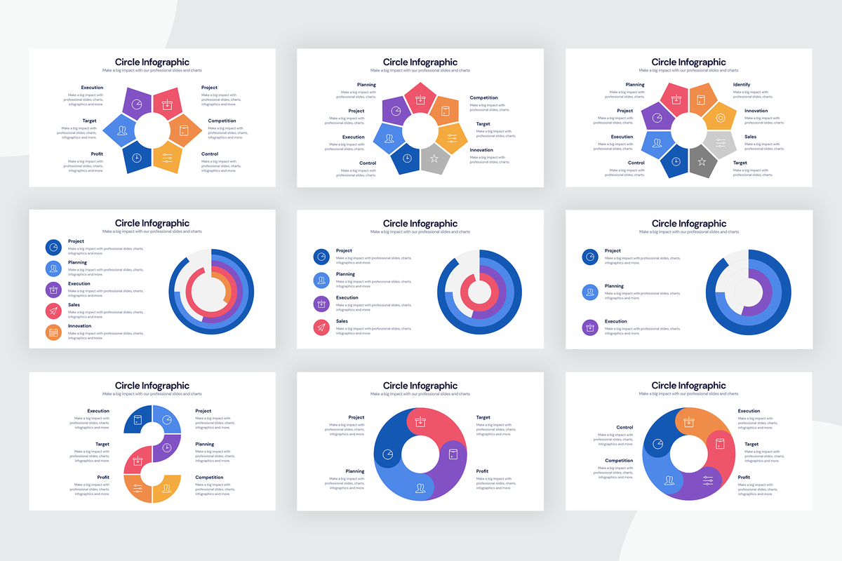Circle Infographic Templates