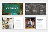 Citrine Keynote Template