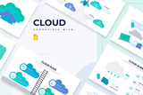 Cloud Google Slides Infographic Template