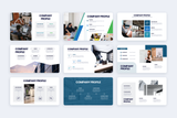 Company Profile Illustrator Infographic Template