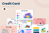 Credit Card Illustrator Infographic Template