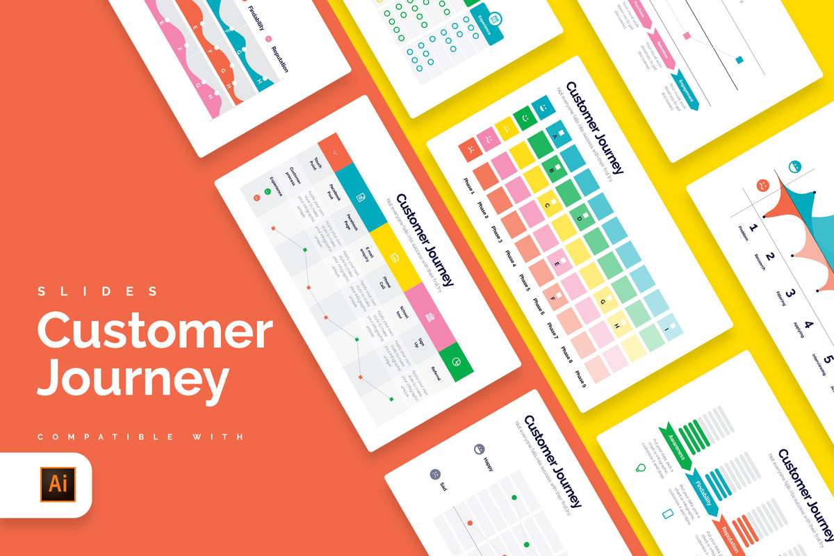 Customer Journey Illustrator Infographics