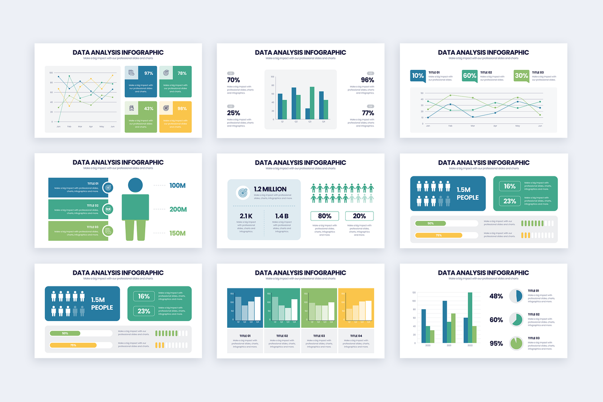 Data Analysis Illustrator Infographic Template