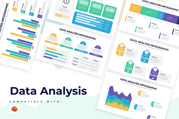 Data Analysis Infographic Powerpoint Template