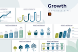 Growth Illustrator Infographic Template