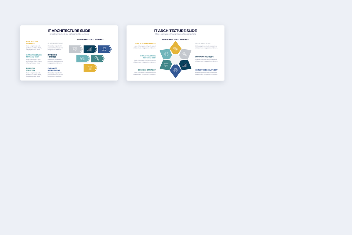 IT Architecture Powerpoint Infographic Template