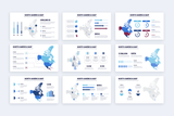 North America Map Illustrator Infographic Template