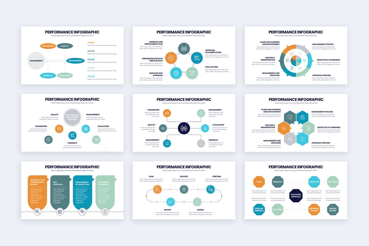 Performance Illustrator Infographic Template