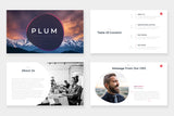 Plum PowerPoint Template