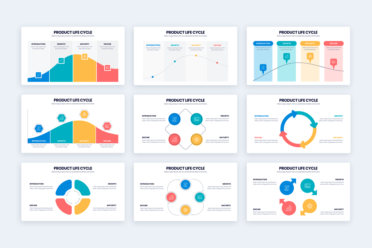 Product Life Cycle Google Slides Infographic Template