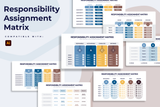 Responsibility Assignment Matrix Illustrator Infographic Template