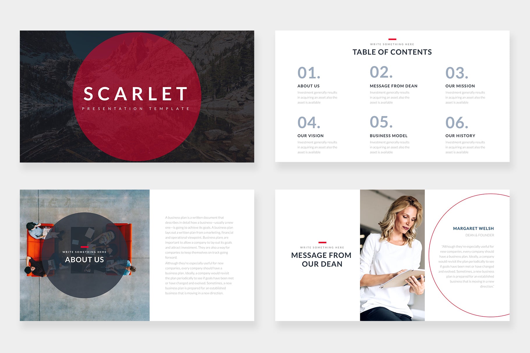 Scarlet Google Slides Template – Slidewalla