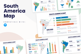 South America Map Keynote Infographic Template