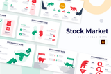 Stock Market Illustrator Infographic Template