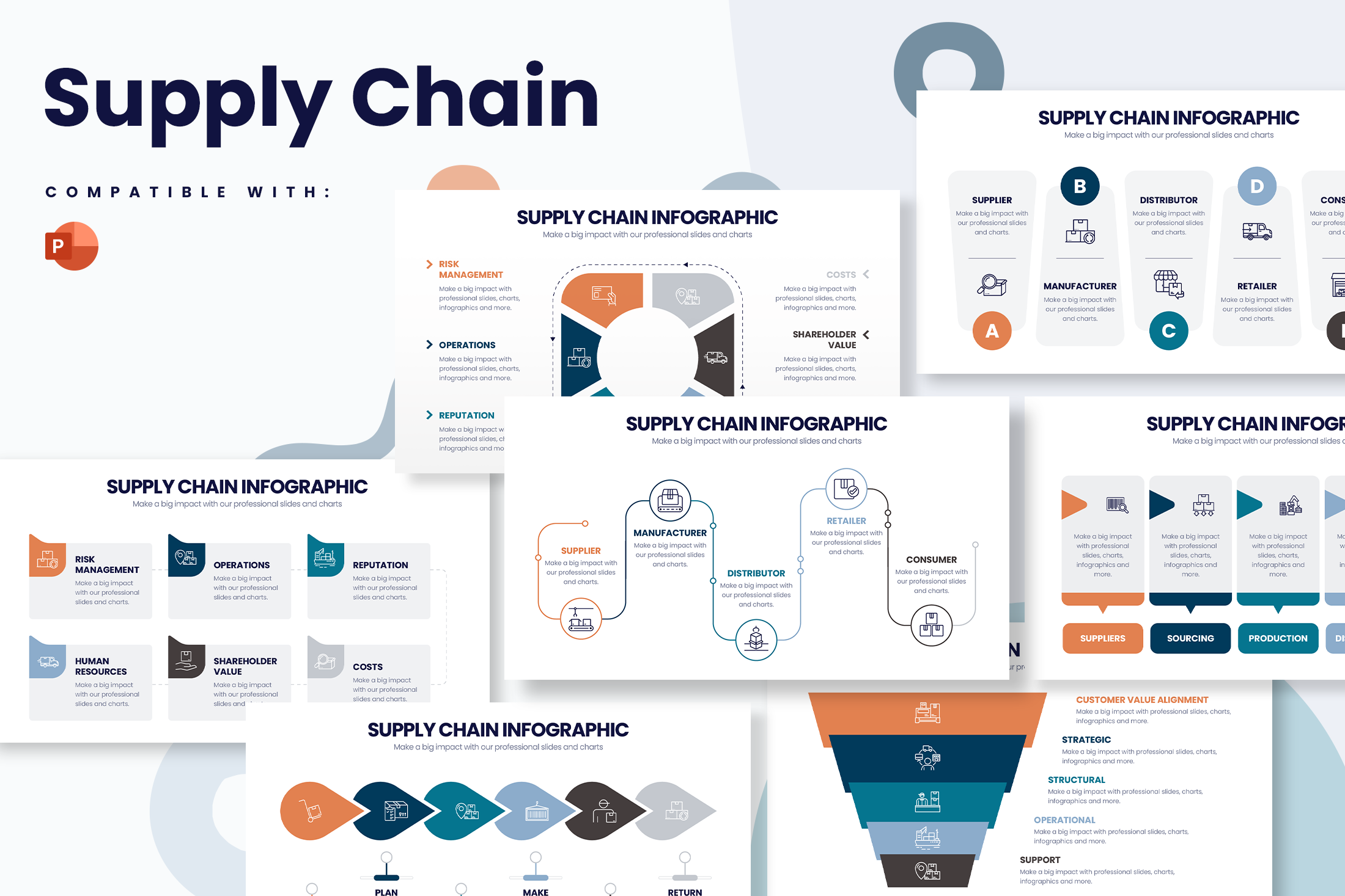 Supply Chain Slides  Free PowerPoint Template