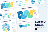 Supply Chain Illustrator Infographic Template