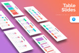Table Slide Keynote Infographics