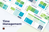 Time Management Illustrator Infographic Template