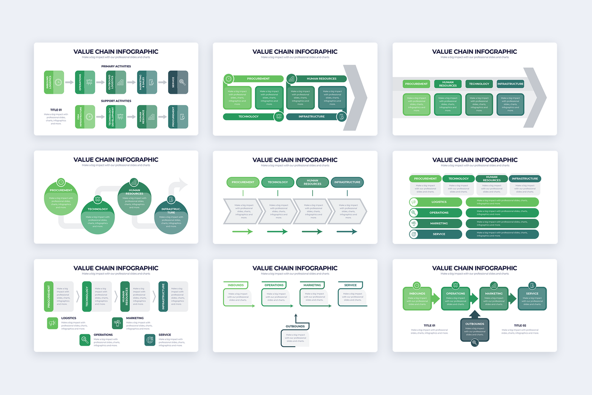 Value Chain Keynote Infographic Template