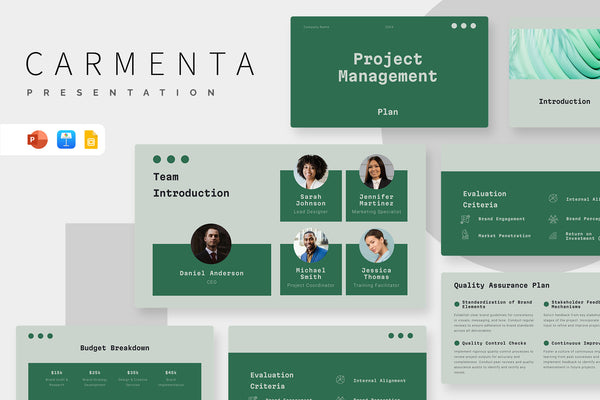 Carmenta Project Management Plan Presentation