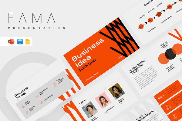 Fama Business Idea Pitch Deck Presentation