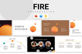 Fire Spin Startup Pitch Deck Presentation