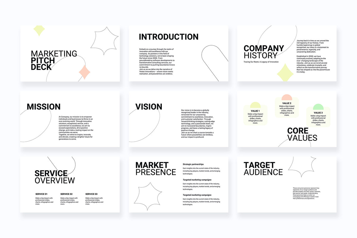 Glidebeam Content Marketing Pitch Deck Presentation