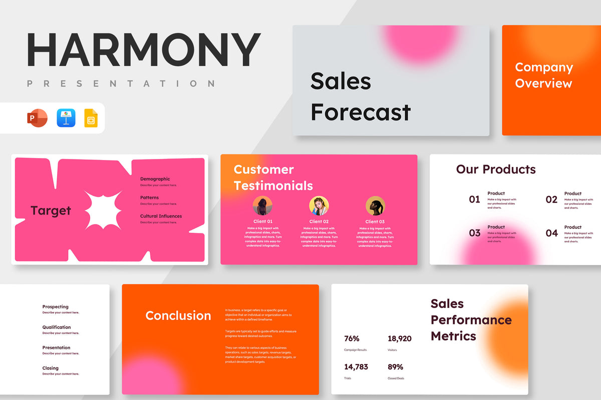 Harmony Sales Forecast Presentation