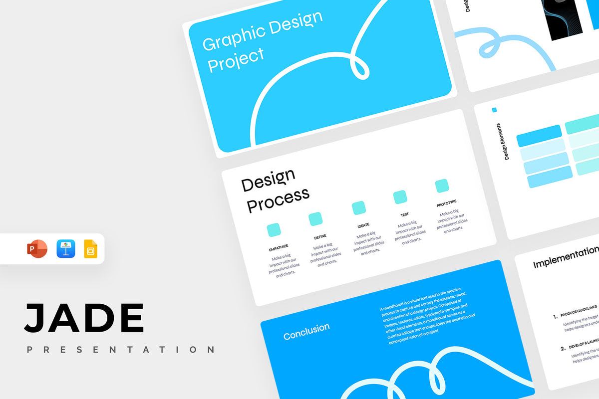 Jade Graphic Design Project Plan Presentation