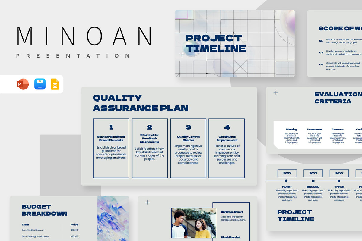 Minoan Project Timeline Presentation