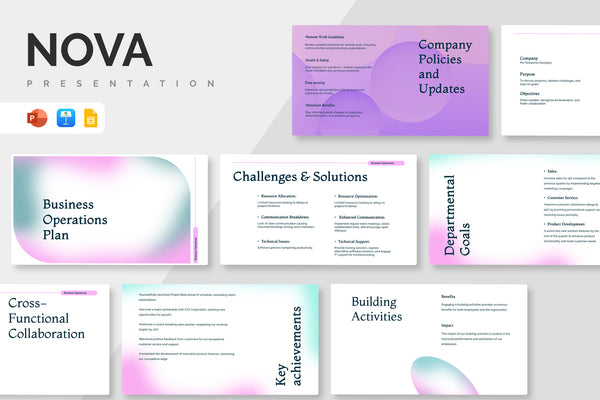 Nova Business Operations Plan Presentation