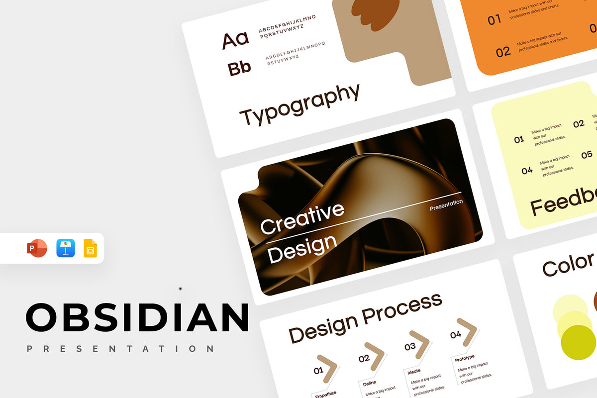 Obsidian Creative Design Report Presentation