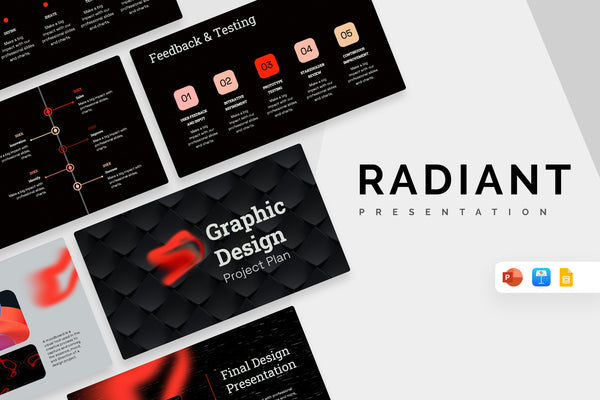 Radiant Graphic Design Project Plan Presentation