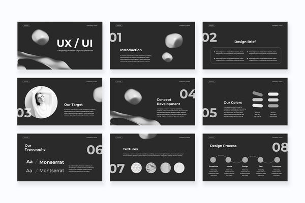 Realm UX UI Design Pitch Deck Presentation