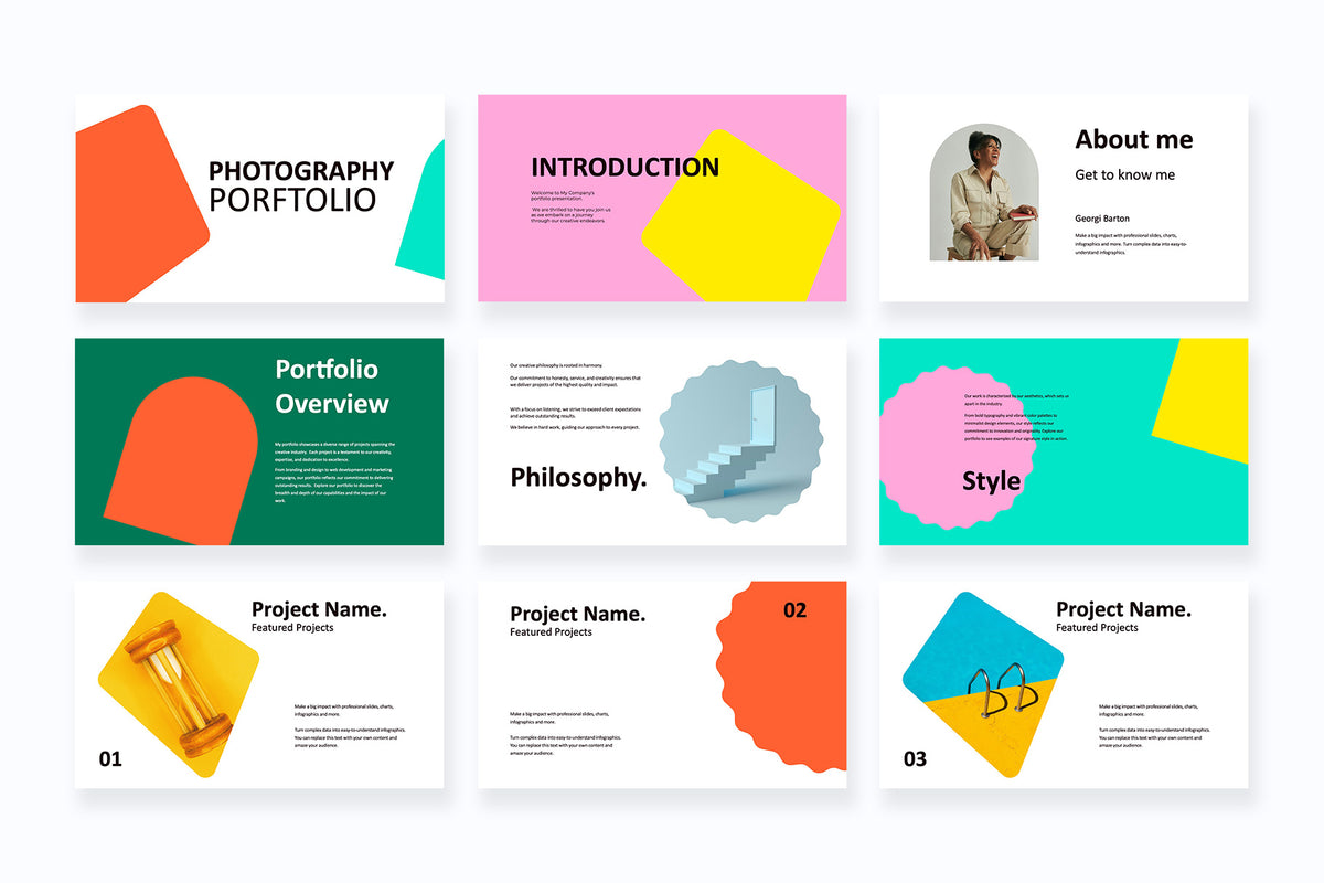 Sol Photography Portfolio Template Presentation – Slidewalla